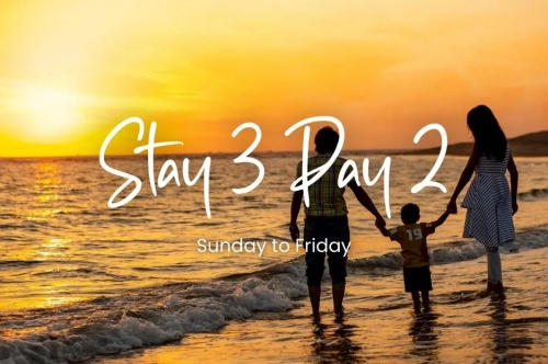 Midweek Stay 3 Pay 2